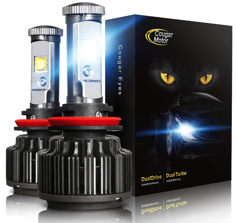 Cougar Motor LED Headlight Bulbs All-in-One Conversion Ki